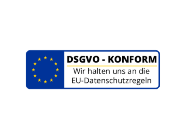 DSGVO-konform — wir halten uns an die EU-Datenschutzregeln