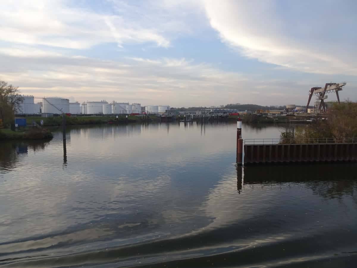 Flörsheim: Hafen Flörsheim am Main, Abendstimmung Flörsheim: Hafen Flörsheim am Main, Abendstimmung