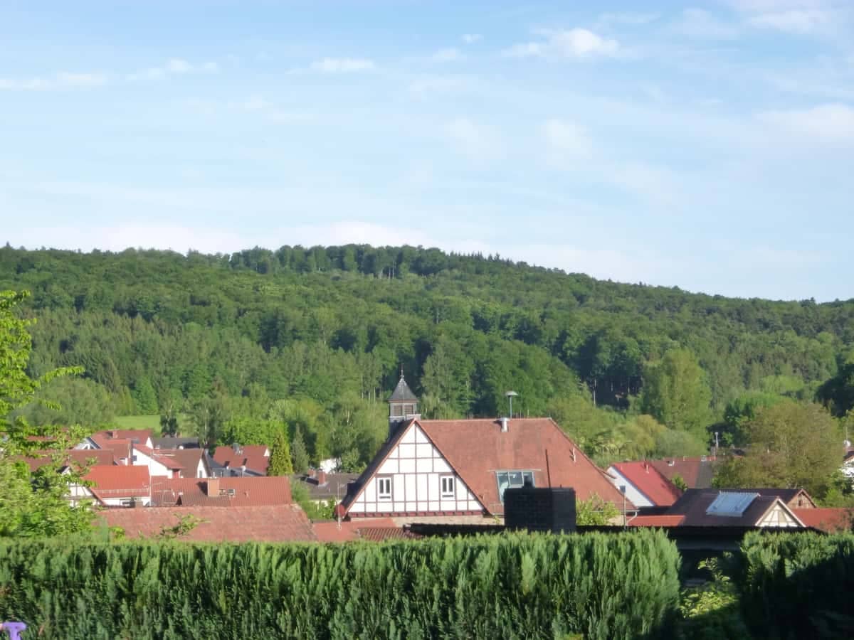 Modautal: Blick ueber die Daecher von Brandau (Verwaltungssitz) Modautal: Blick ueber die Daecher von Brandau (Verwaltungssitz)