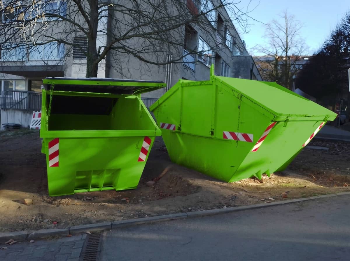 Containerdienst Bruchköbel: Container von ARM auf einer Baustelle Containerdienst Bruchköbel: Container von ARM auf einer Baustelle