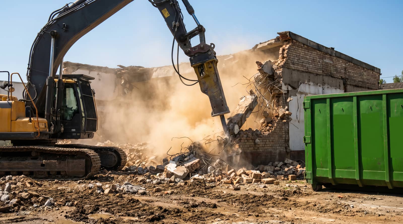 Abbruchprojekt mit Schadstoff-Vorerkundung Abbruchprojekt mit Schadstoff-Vorerkundung