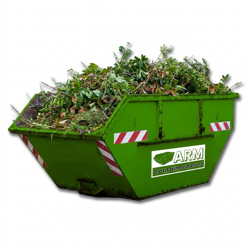 Grünschnitt im ARM-Container