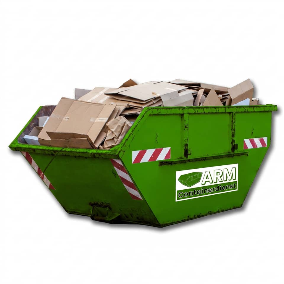 Kartonage / Pappe im ARM-Container