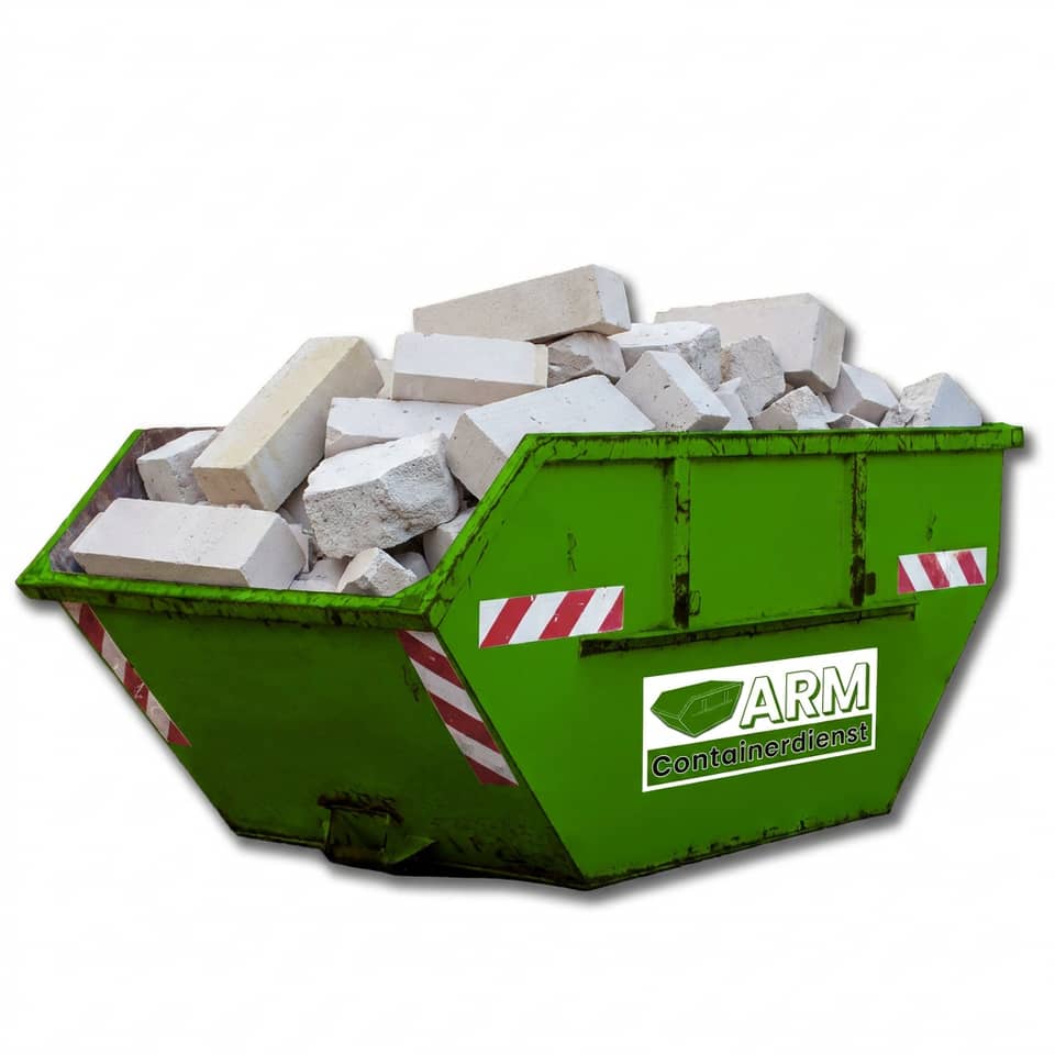 Porenbeton im ARM-Container